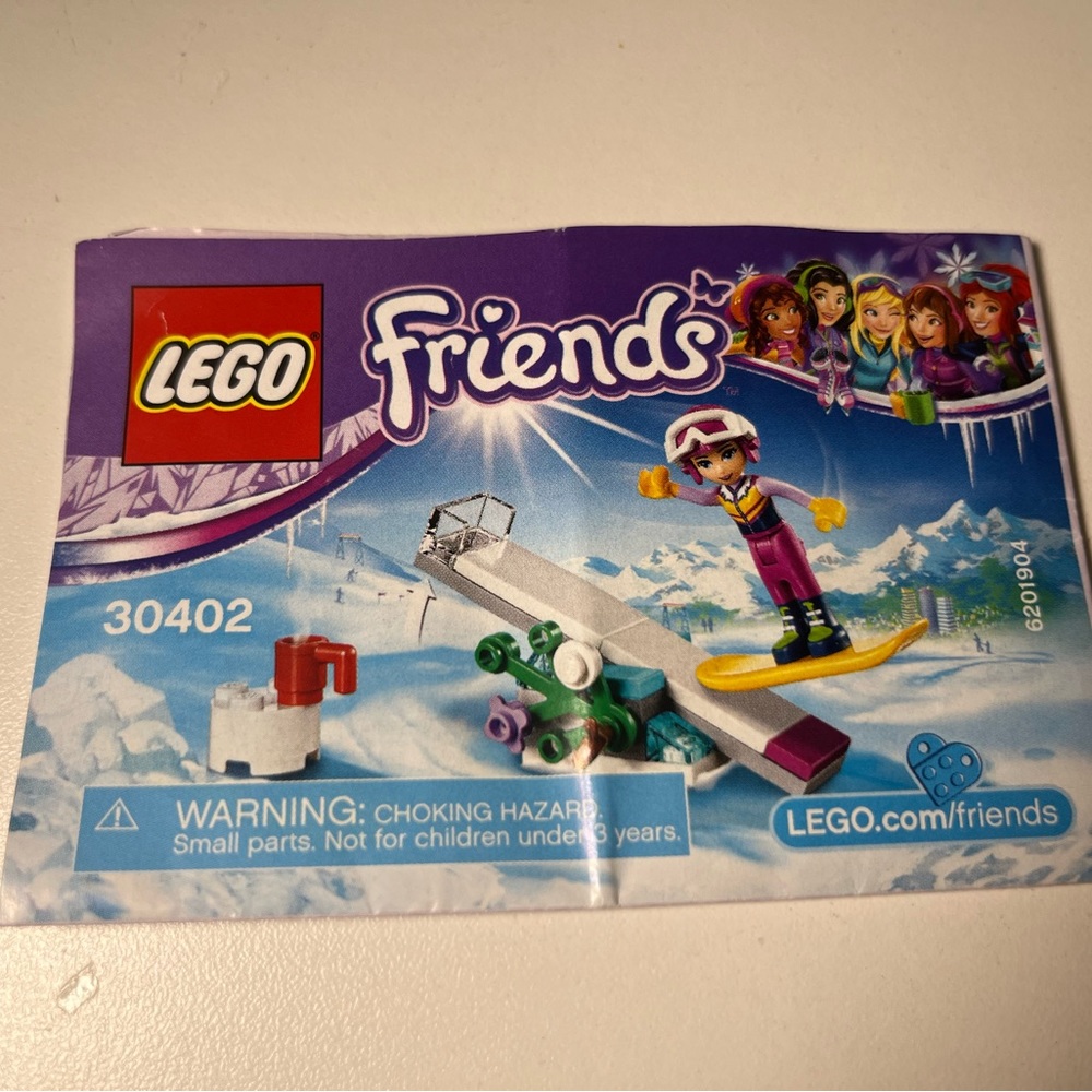 Snowboard tricks: Lego friends set